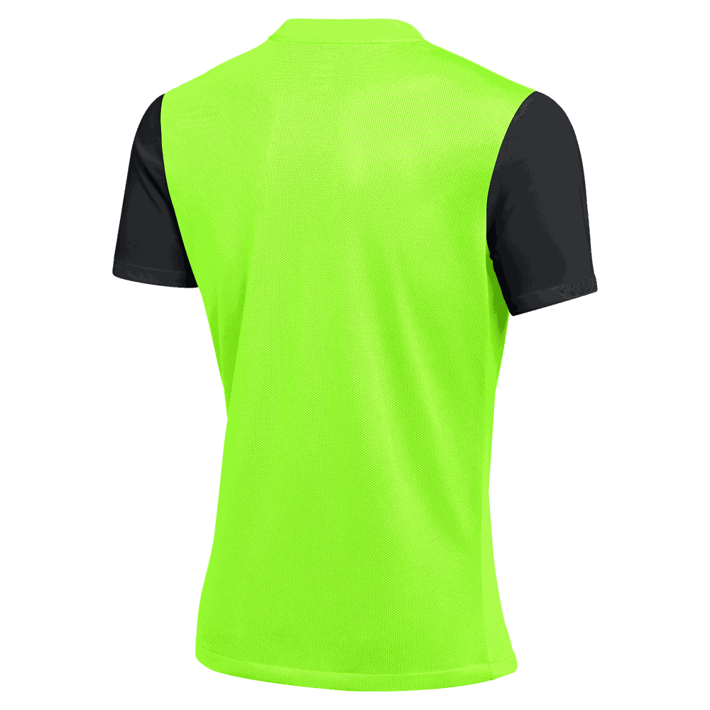 Nike Men Dri-Fit Short Sleeve Tiempo Premier II Jersey - Volt/Black product image 2, provided for visual reference and