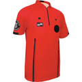 Official Sports Men USSF Pro Referee Jersey S/S-Red product image 1, provided for visual reference and product detail review