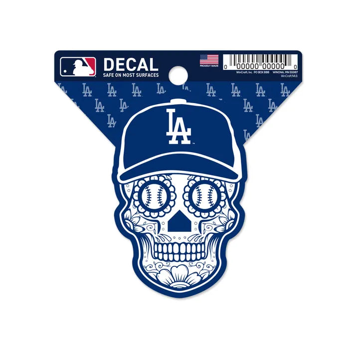 Los Angeles Dodgers Clean Cut Decal 3" x 4" product image 1, provided for visual reference and product detail review