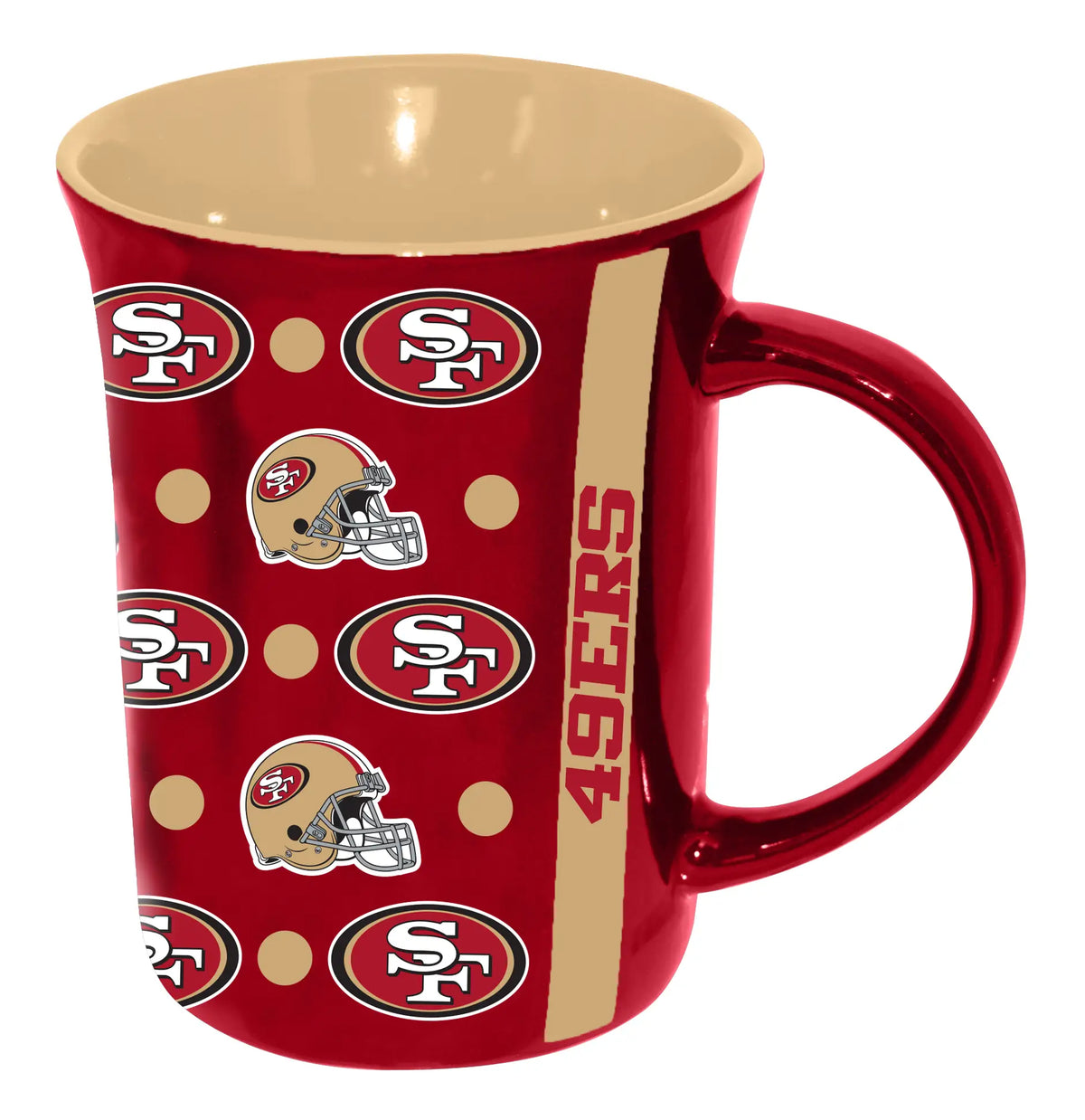San Francisco 49ers 15oz Line Up Coffee Mug product image 1, provided for visual reference and product detail review