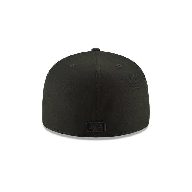 Cincinnati Reds NEW ERA BASIC 59FIFTY FITTED-BLACK/BLACK product image 5, provided for visual reference and product detail