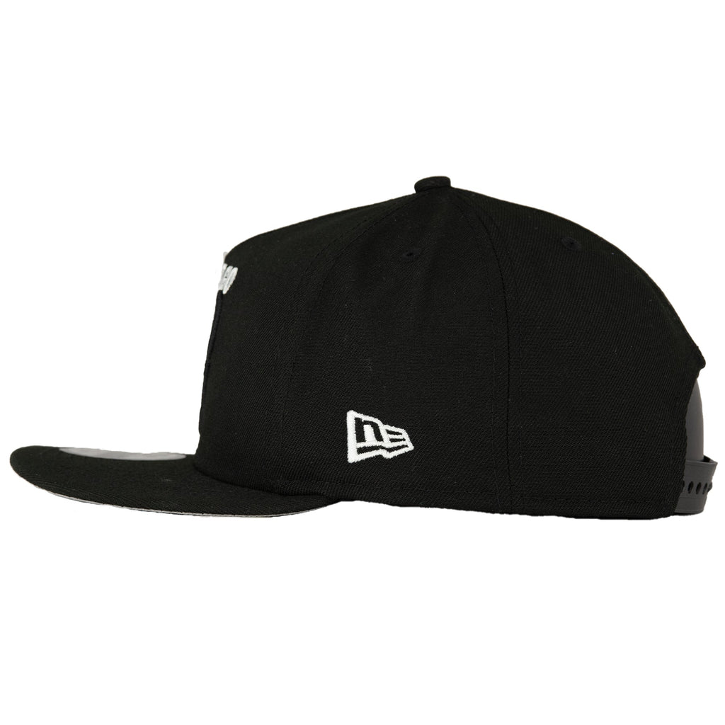 Chicago Bulls Black New Era 9FIFTY A Frame Snapback Hat product image 5, provided for visual reference and product detail