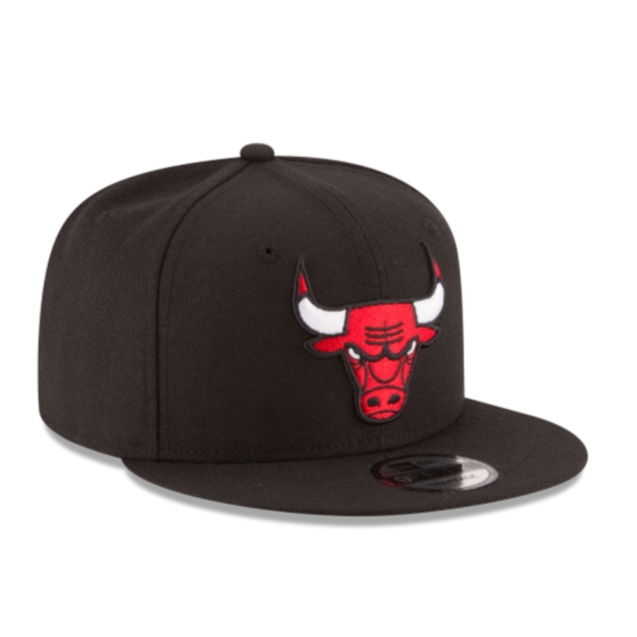 CHICAGO BULLS BLACK HIGH CROWN 9FIFTY Snapback product image 3, provided for visual reference and product detail review