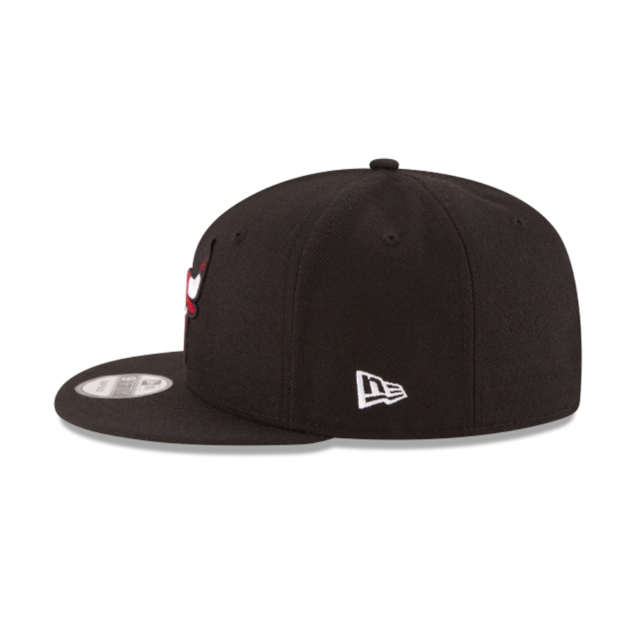CHICAGO BULLS BLACK HIGH CROWN 9FIFTY Snapback product image 6, provided for visual reference and product detail review