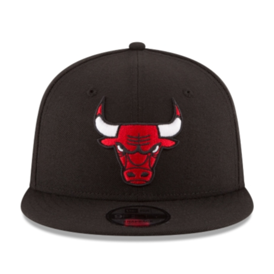 CHICAGO BULLS BLACK HIGH CROWN 9FIFTY Snapback product image 2, provided for visual reference and product detail review