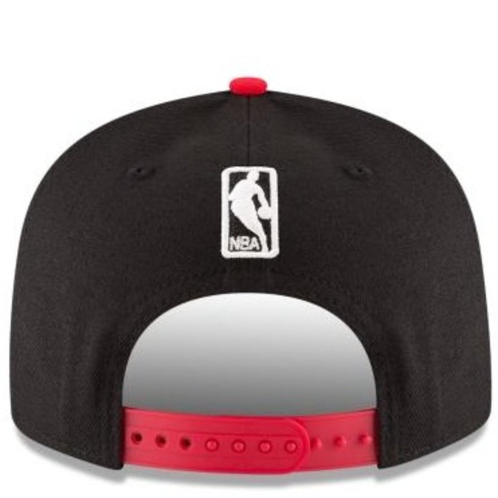 CHICAGO BULLS NEW ERA 2TONE OTC BLACK 9FIFTY Snapback-BLACK/RED product image 4, provided for visual reference and product