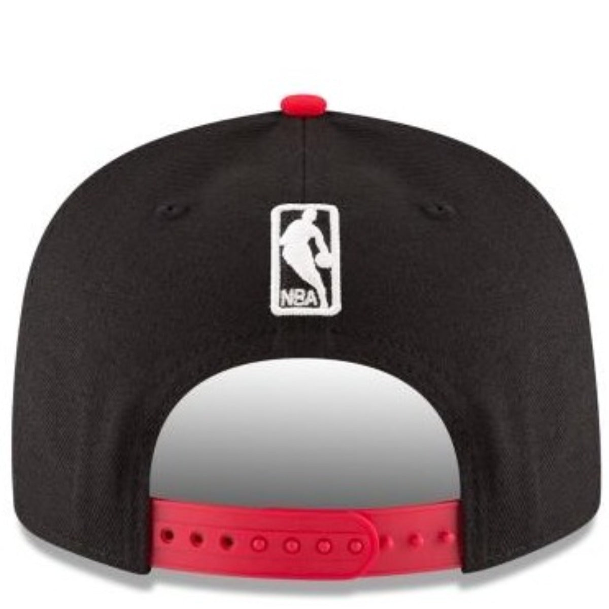 CHICAGO BULLS NEW ERA 2TONE OTC BLACK 9FIFTY Snapback-BLACK/RED product image 4, provided for visual reference and product