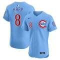 Ian Happ Chicago Cubs Nike Men Light Blue 2nd Alternate Limited Jersey product image 1, provided for visual reference and