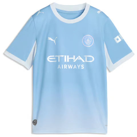 Puma Youth Manchester City FC Home Jersey 26/27 product image 2, provided for visual reference and product detail review