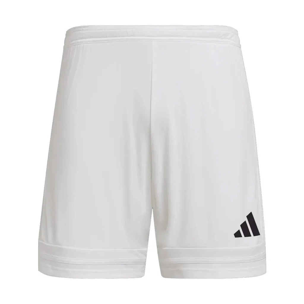 adidas Squadra Soccer 25 Short White-Black Logo. product image 1, provided for visual reference and product detail review