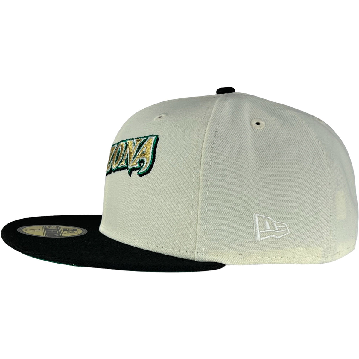 Arizona Diamondbacks Chrome White/Black New Era 59FIFTY Fitted Hat product image 5, provided for visual reference and