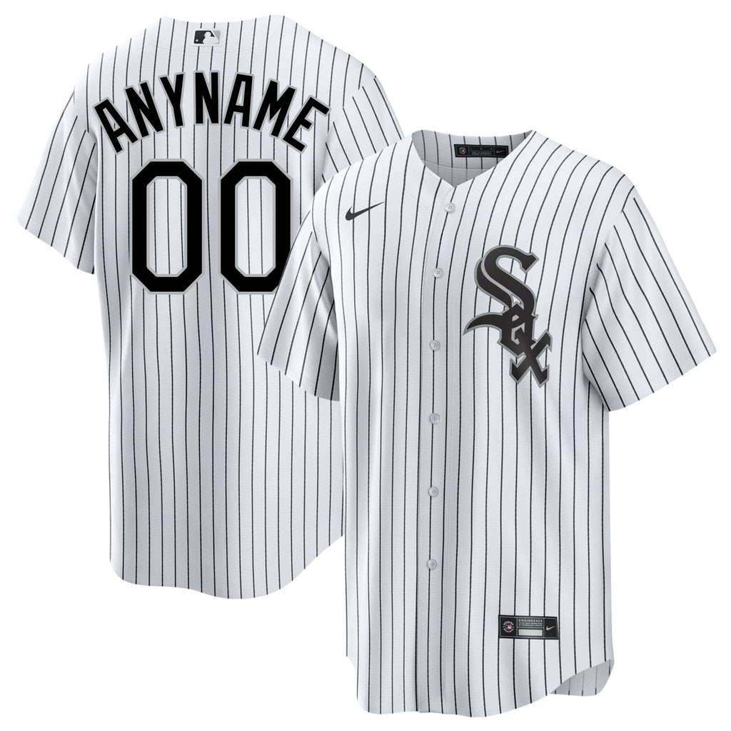 Chicago White Sox Home Men Custom Replica Jersey product image 1, provided for visual reference and product detail review