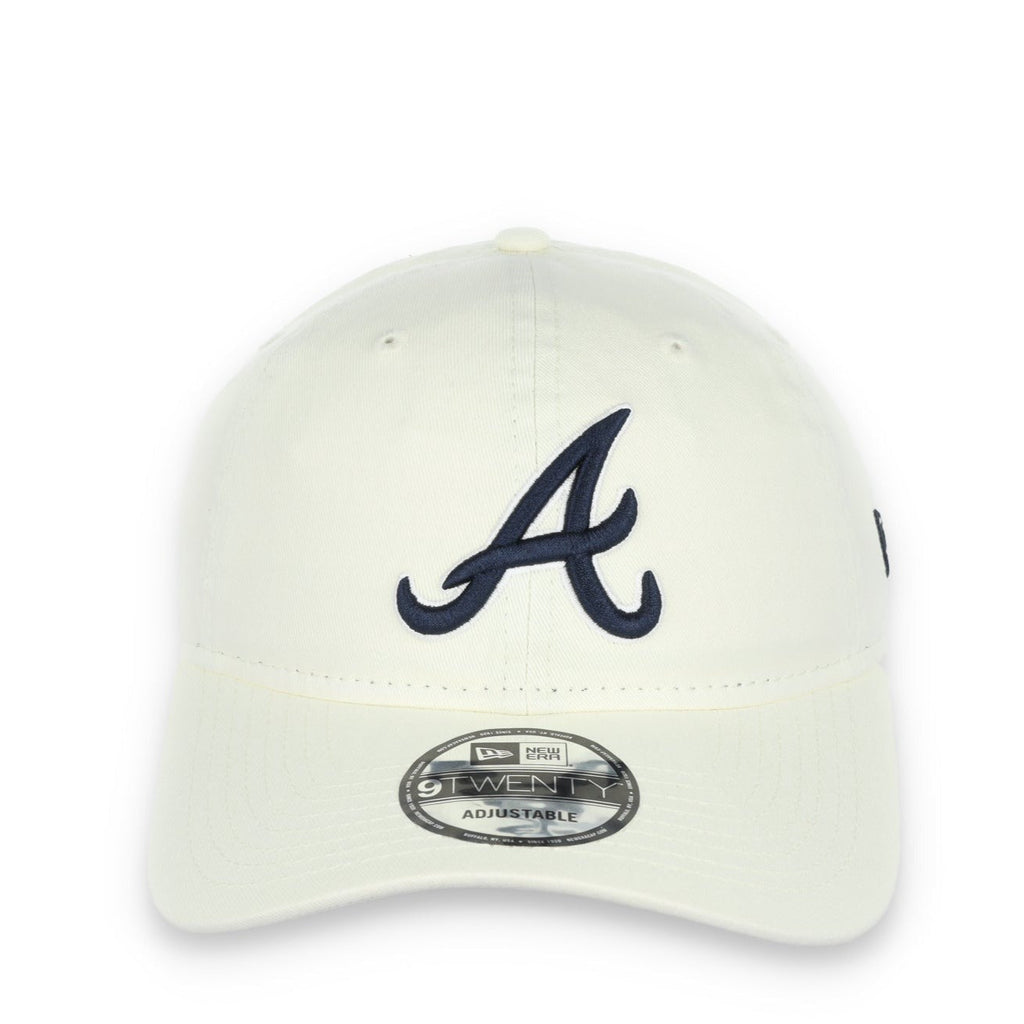 New Era Atlanta Braves Core Classic 2.0 9Twenty Adjustable Hat-Ivory product image 1, provided for visual reference and