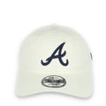 New Era Atlanta Braves Core Classic 2.0 9Twenty Adjustable Hat-Ivory product image 1, provided for visual reference and