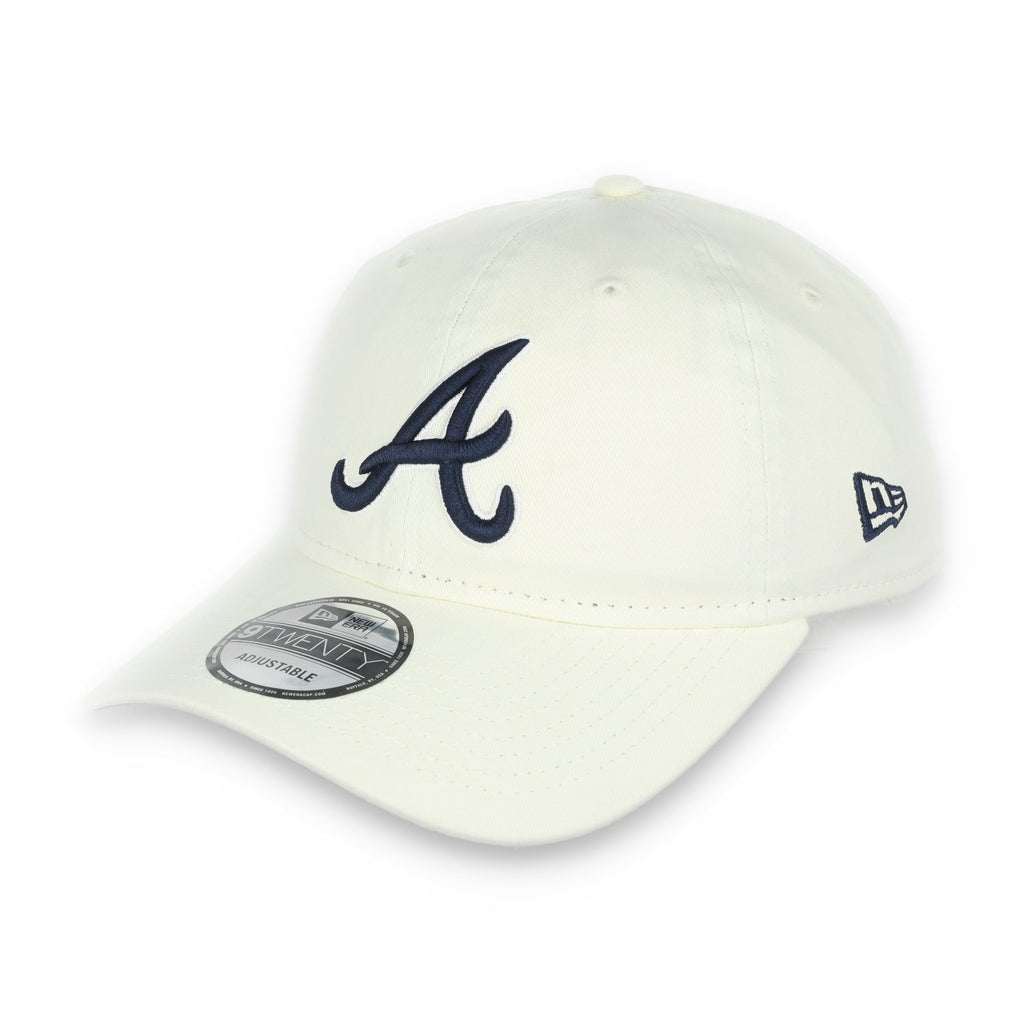 New Era Atlanta Braves Core Classic 2.0 9Twenty Adjustable Hat-Ivory product image 6, provided for visual reference and