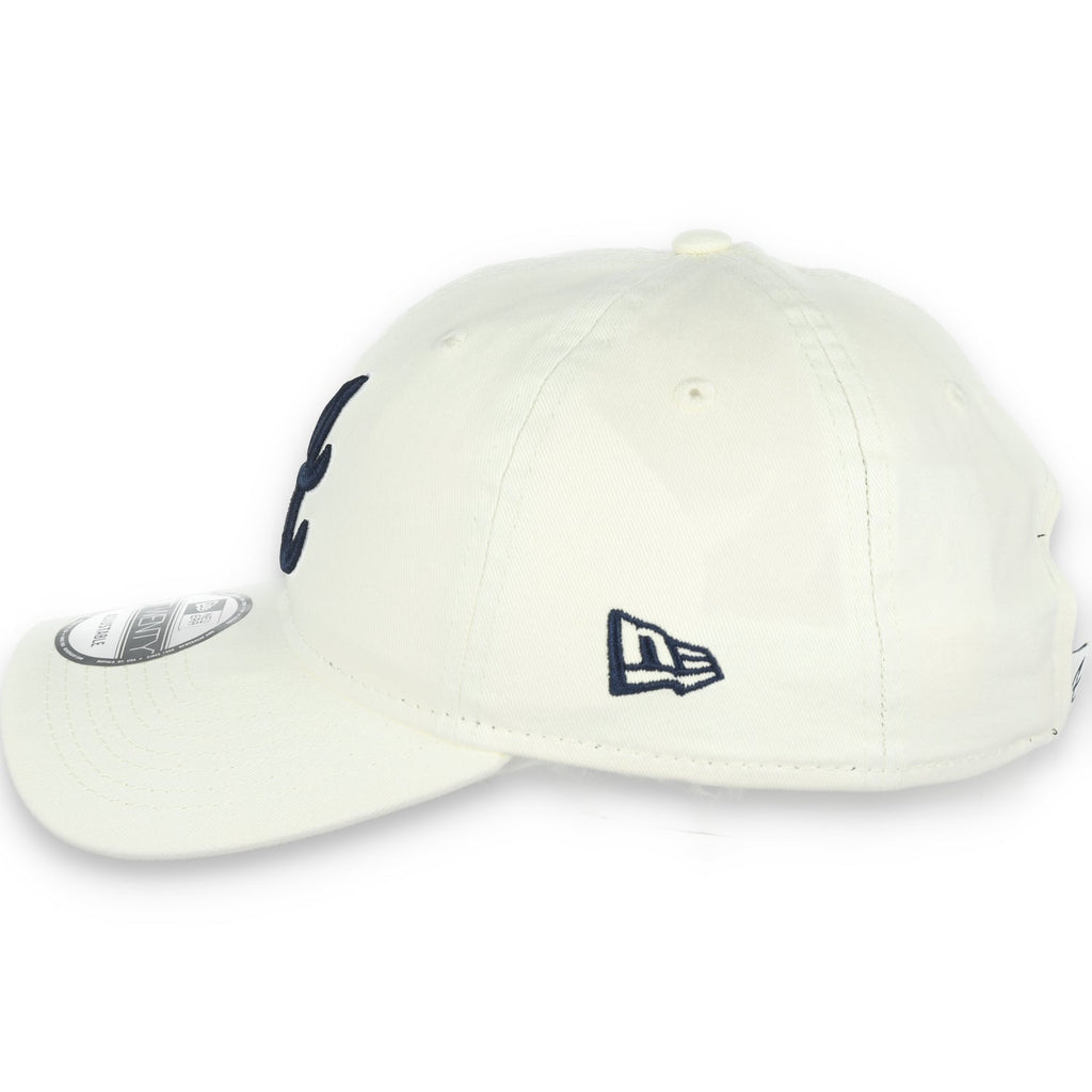 New Era Atlanta Braves Core Classic 2.0 9Twenty Adjustable Hat-Ivory product image 5, provided for visual reference and