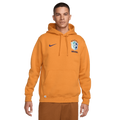 Nike Men Brasil NSW Club Hoodie-Light Curry/Deep Royal Blue product image 1, provided for visual reference and product