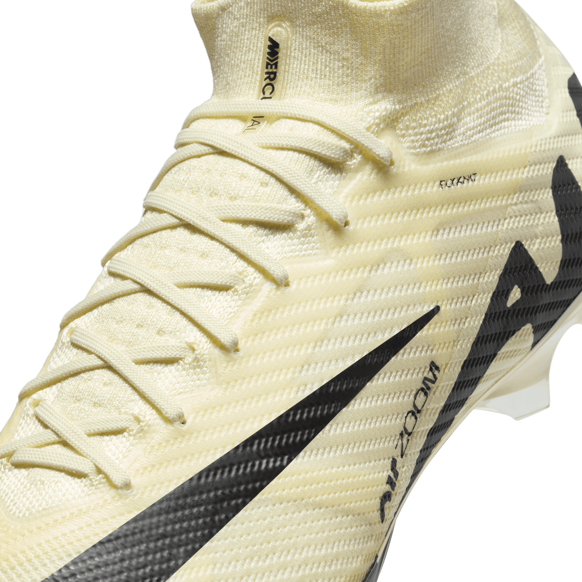 Nike Zoom Mercurial Superfly 9 Elite FG-Lemonade/Black product image 6, provided for visual reference and product detail