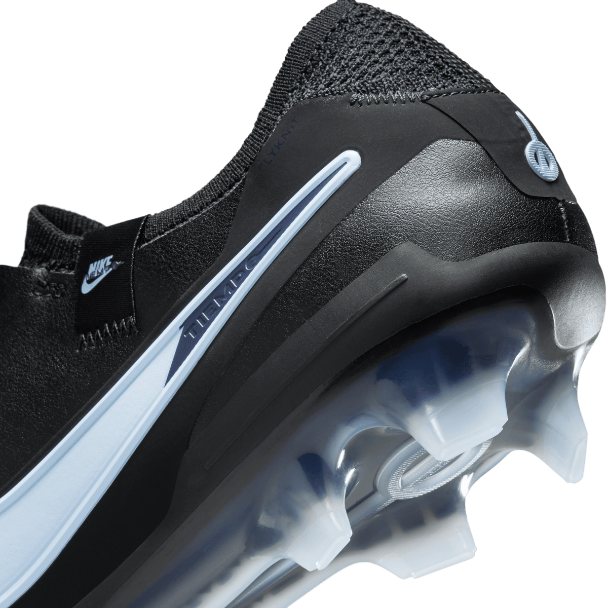 Nike Tiempo Legend 10 Elite FG-Black/Blue Ice product image 7, provided for visual reference and product detail review