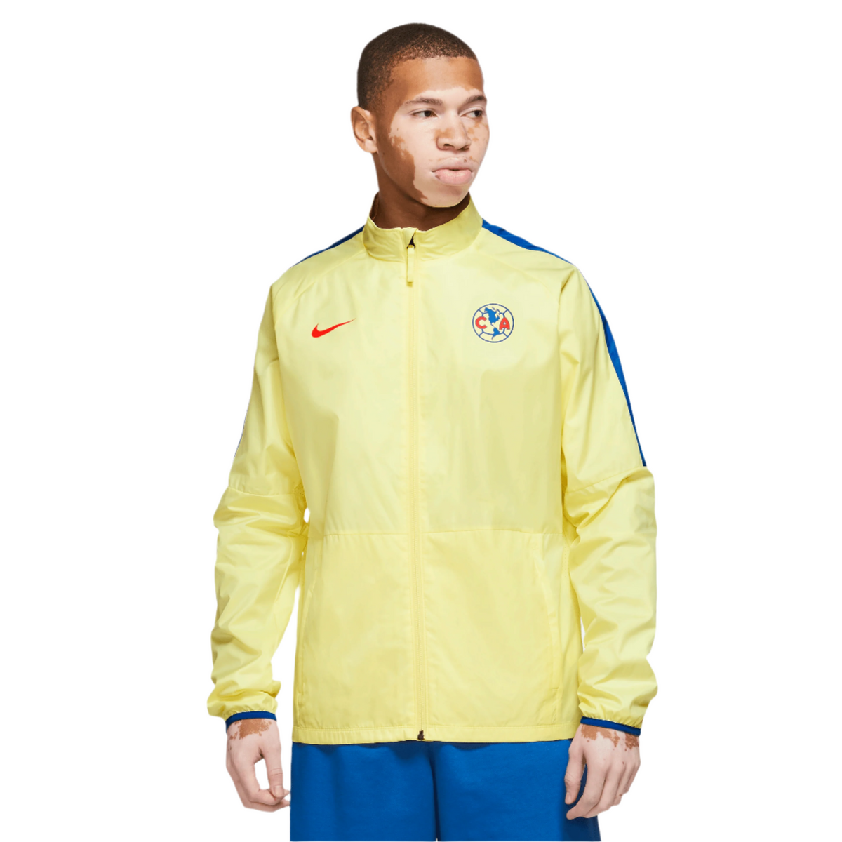 Nike Men Club América Repel Academy AWF Soccer Jacket product image 1, provided for visual reference and product detail