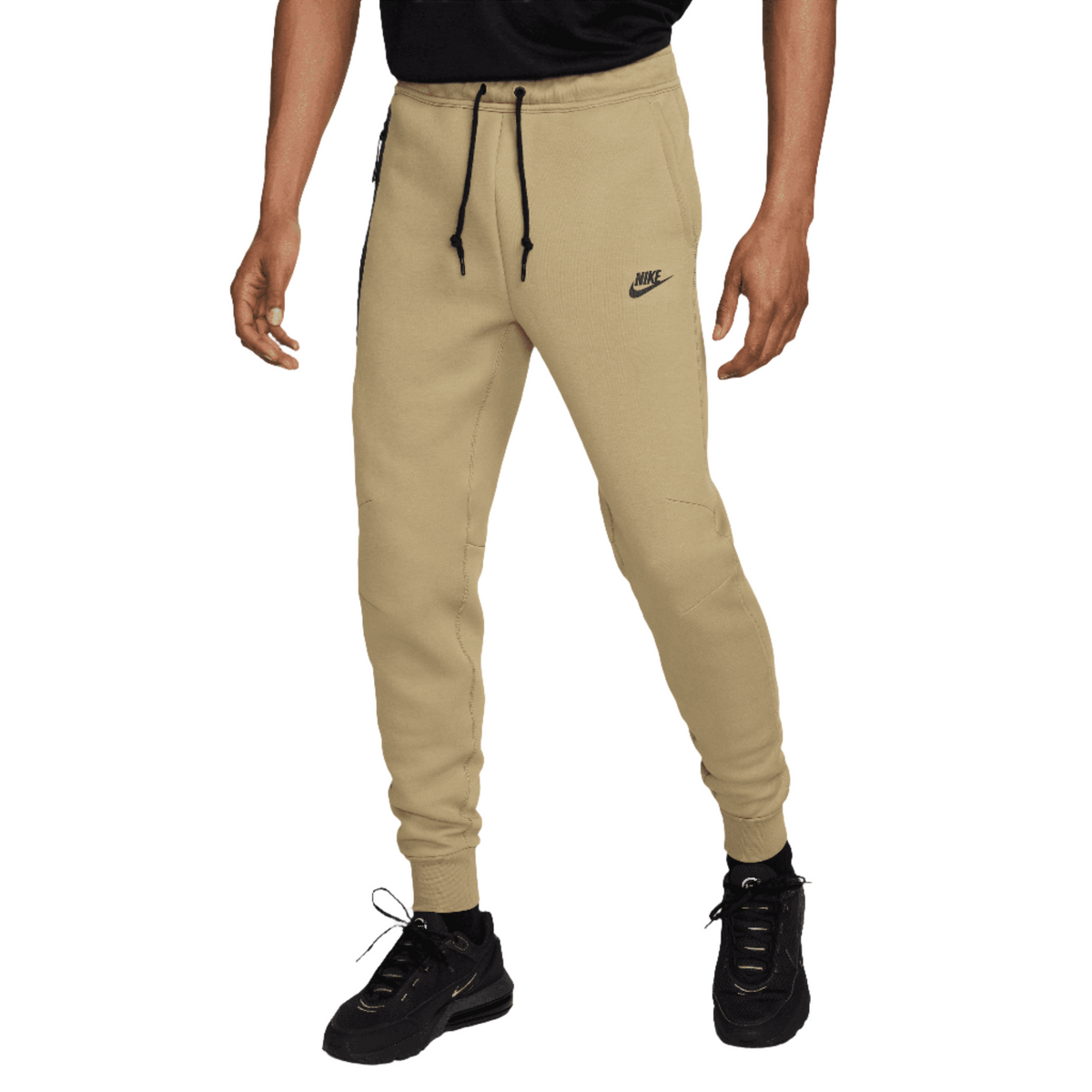 Nike Sportswear Tech Fleece Men Joggers-NEUTRAL OLIVE/BLACK product image 1, provided for visual reference and product