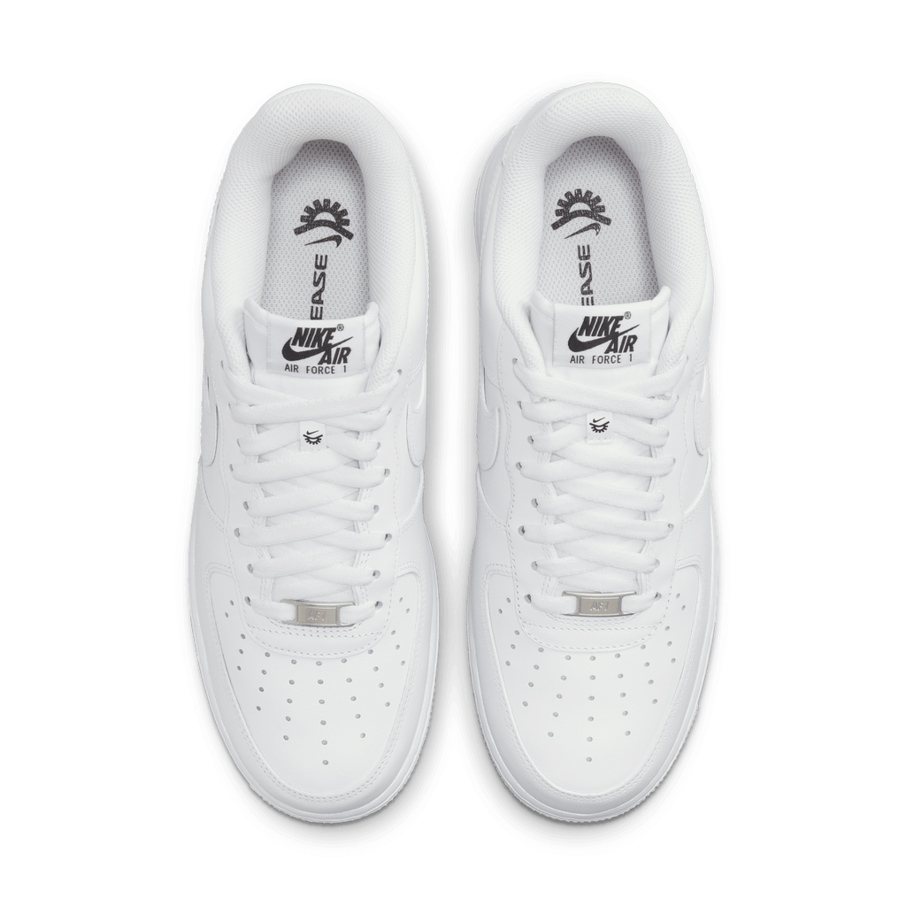 Nike Air Force 1 '07 Shoes - White/White product image 5, provided for visual reference and product detail review