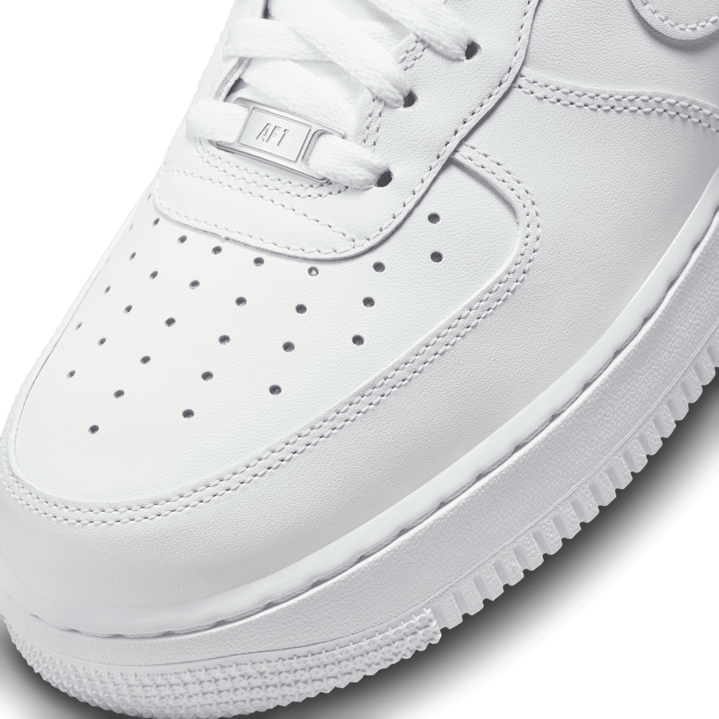 Nike Air Force 1 '07 Shoes - White/White product image 6, provided for visual reference and product detail review