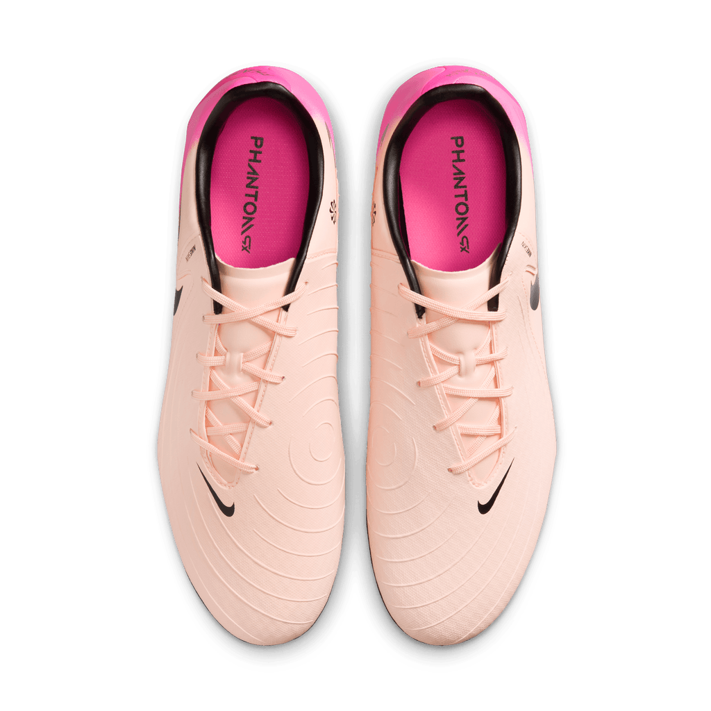 Nike Phantom GX 2 Academy FG-Crimson Tint/Black/Pink Blast product image 6, provided for visual reference and product detail