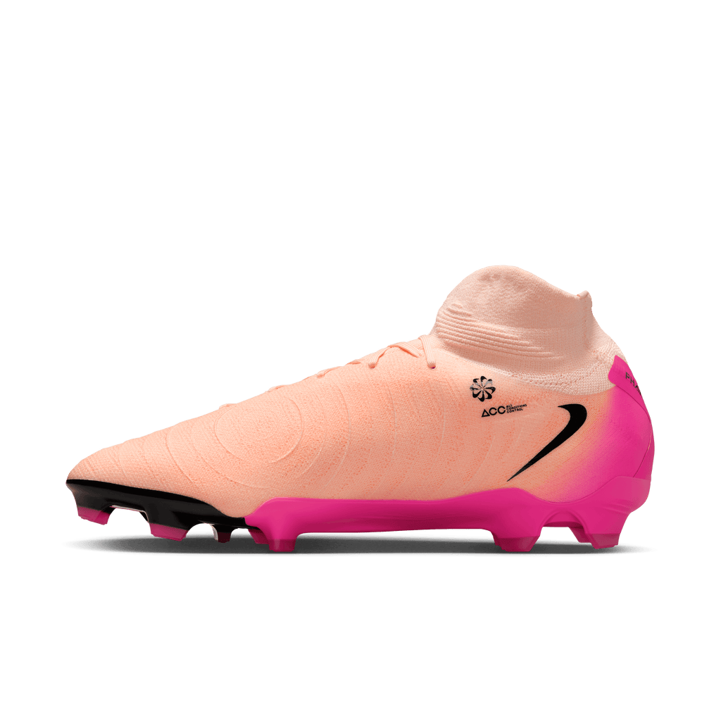 Nike Youth Phantom Luna 2 Pro FG- Crimson Tint/Black/Pink Blast product image 2, provided for visual reference and product