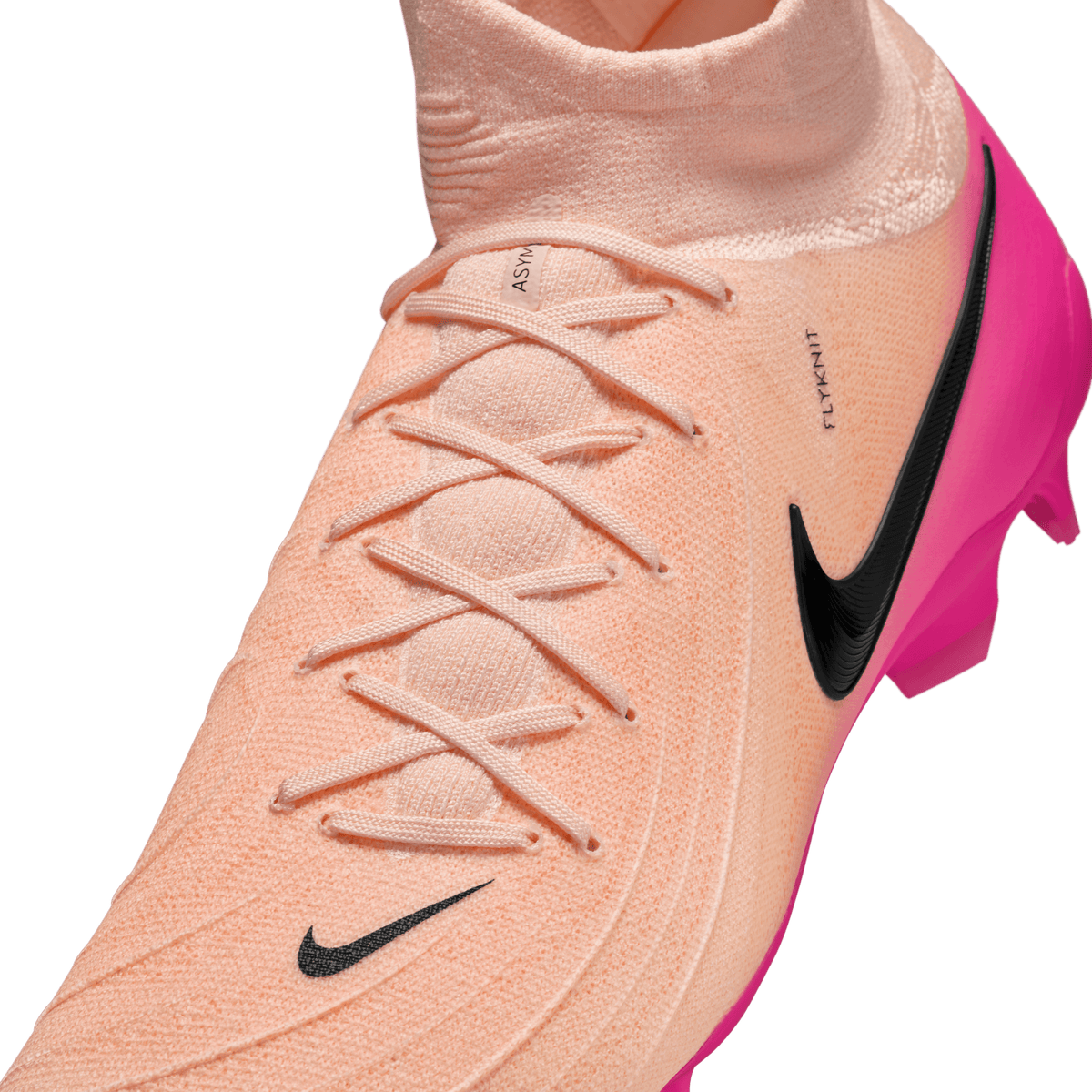 Nike Youth Phantom Luna 2 Pro FG- Crimson Tint/Black/Pink Blast product image 6, provided for visual reference and product