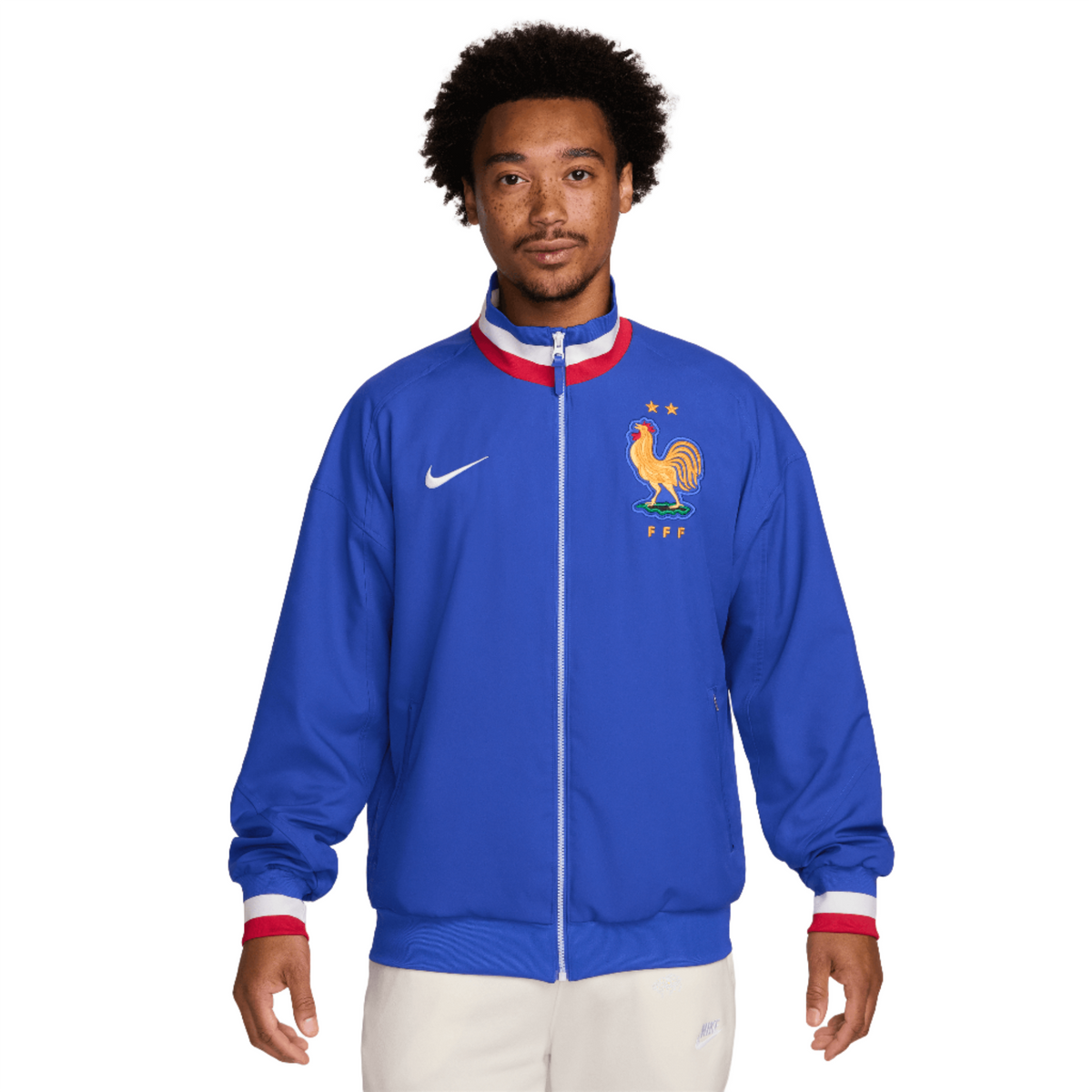 Nike FFF Strike Home Men Dri-FIT Soccer Jacket product image 1, provided for visual reference and product detail review