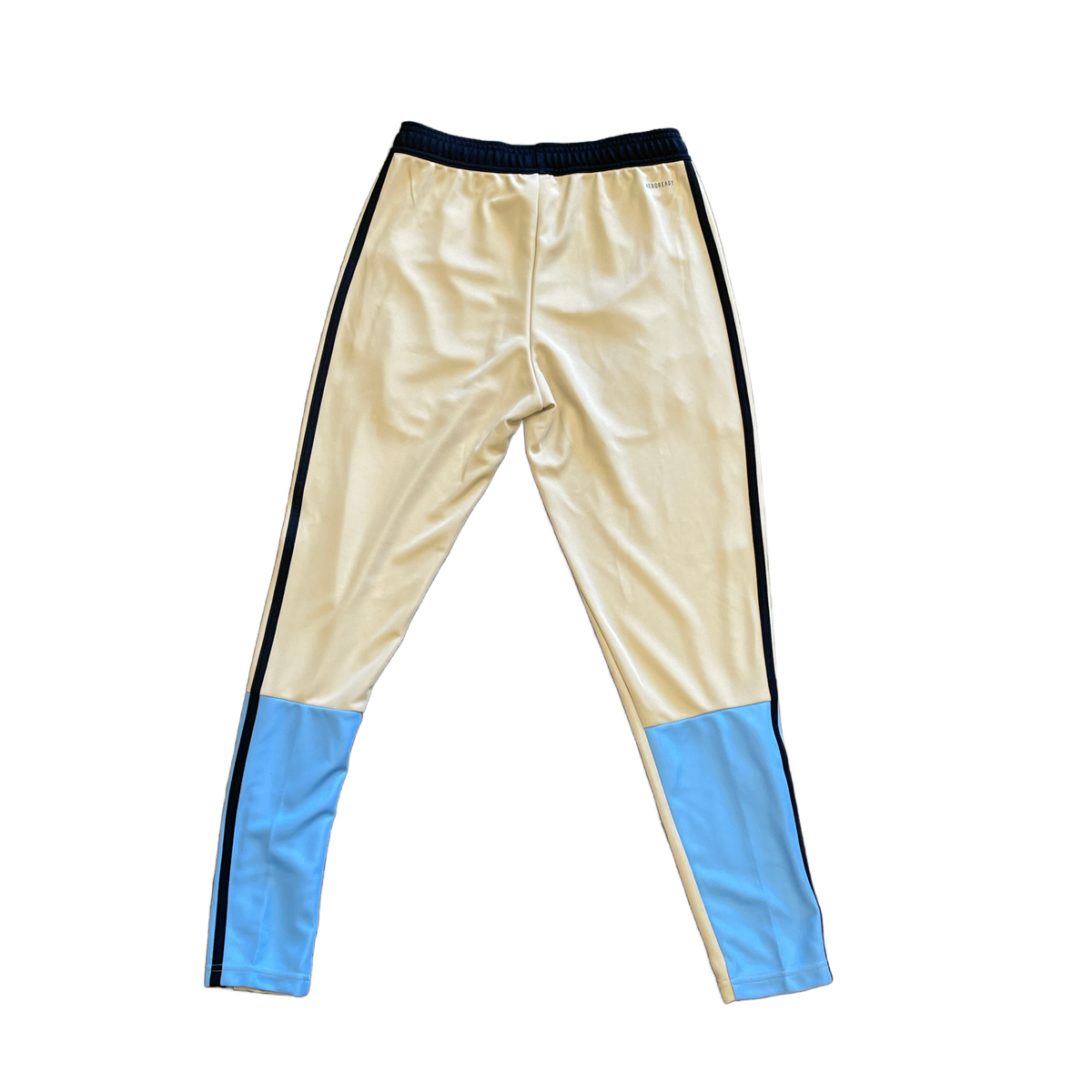 Adidas Men Entrada 22 Training Pants- Light Blue/Sand product image 2, provided for visual reference and product detail