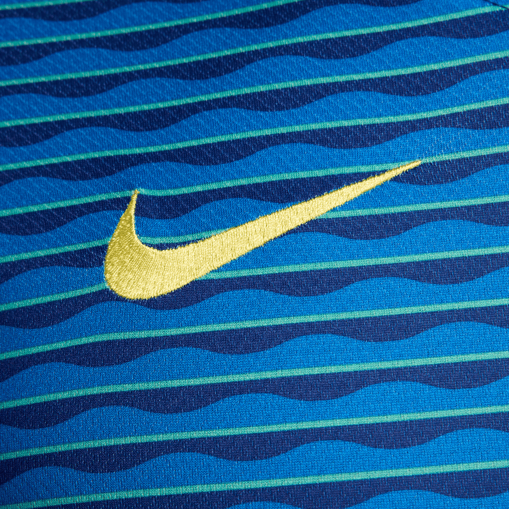 Nike Men Brazil Stadium Away Dri-FIT Soccer Replica Jersey 2024 product image 3, provided for visual reference and product