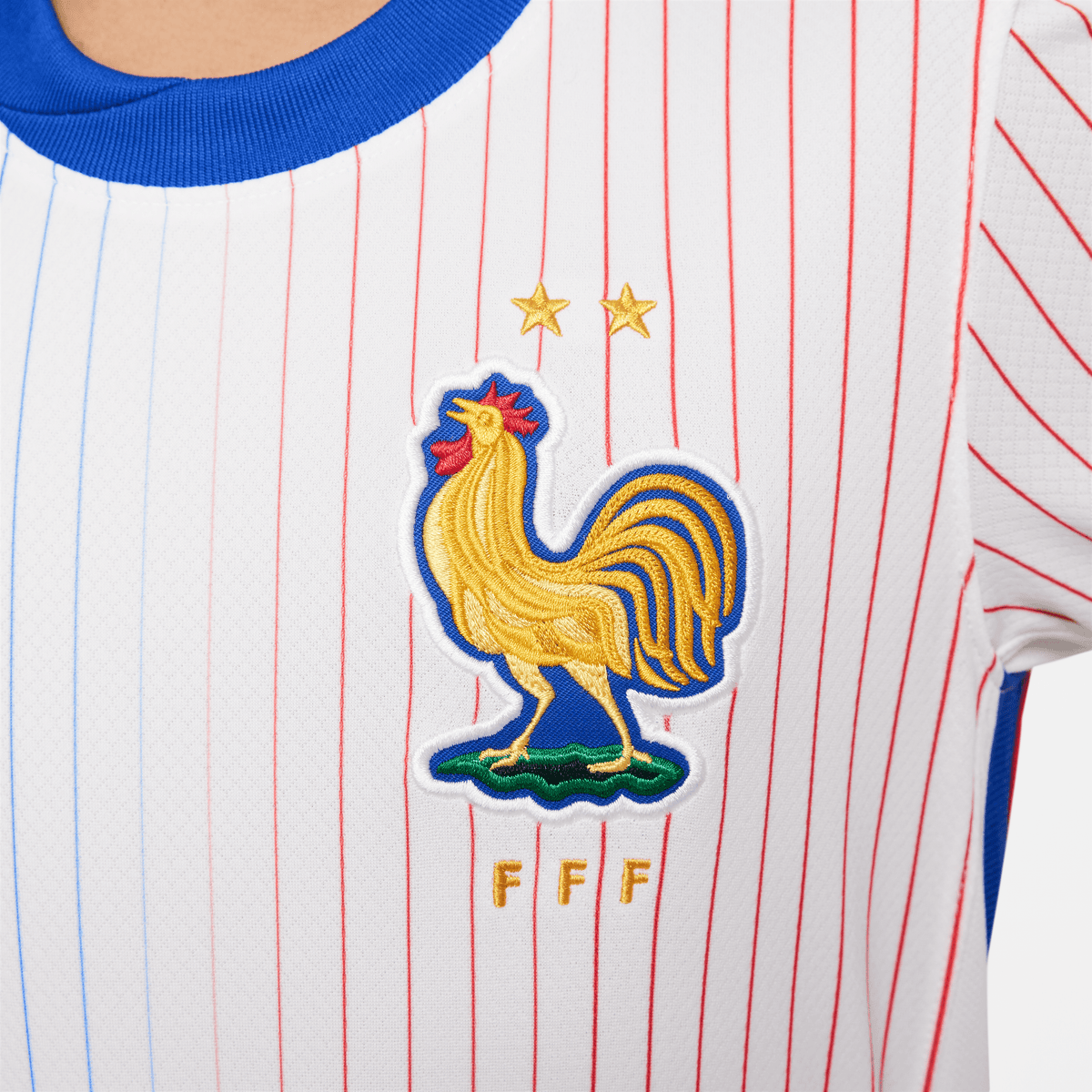 Nike Youth FFF (Men Team) Stadium Away Dri-FIT Soccer Replica Jersey 24/25 product image 4, provided for visual reference
