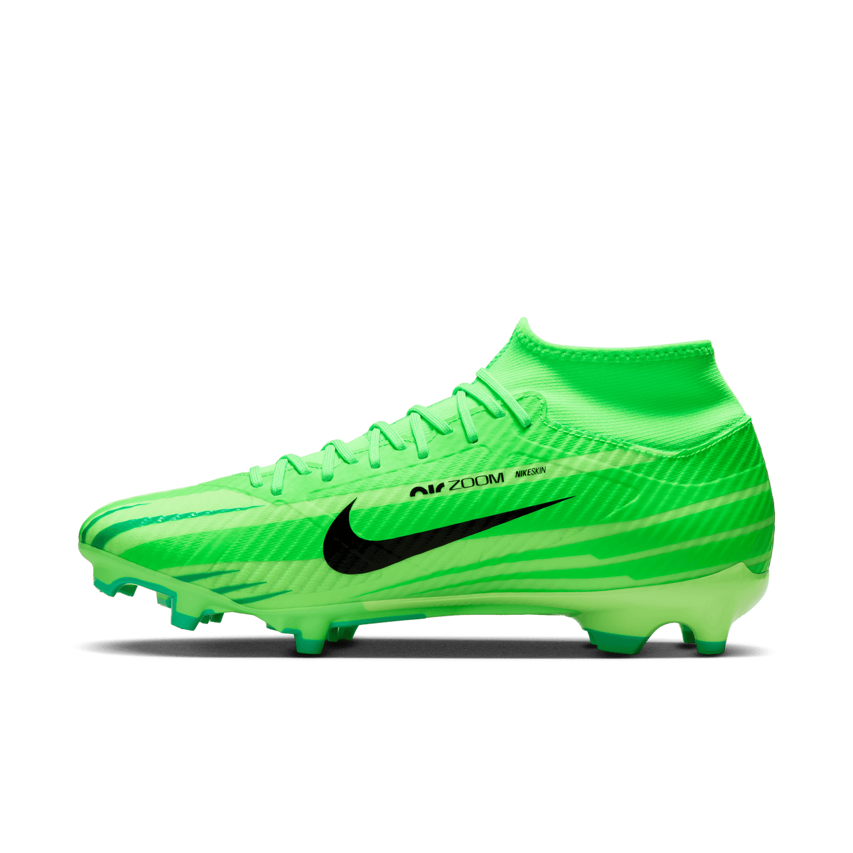 Nike Youth CR7 Superfly 9 Academy FG-Green Strike/Black/Stadium Green product image 2, provided for visual reference and