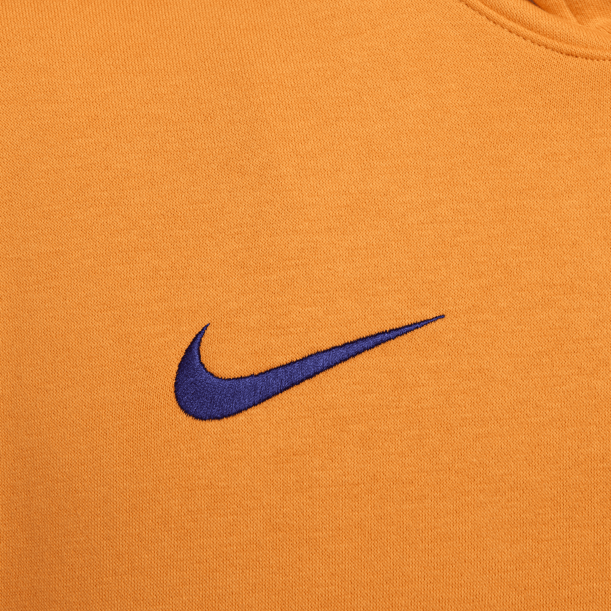 Nike Men Brasil NSW Club Hoodie-Light Curry/Deep Royal Blue product image 5, provided for visual reference and product