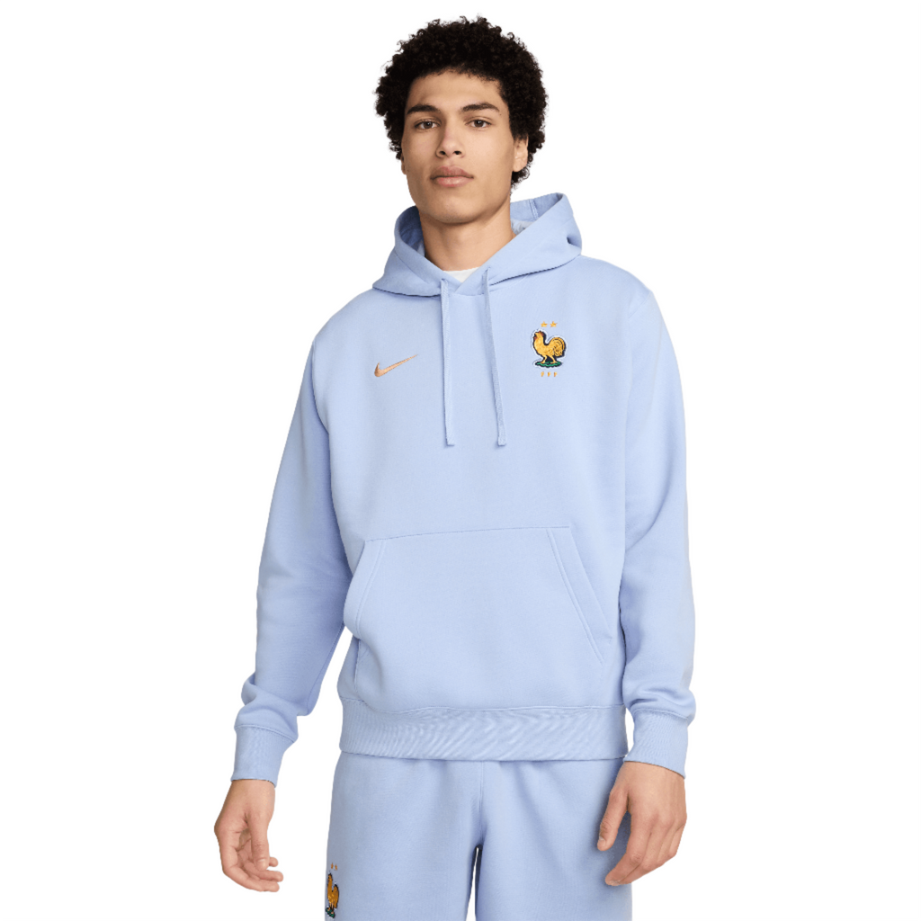 Nike FFF Club Men Soccer Pullover Hoodie product image 1, provided for visual reference and product detail review
