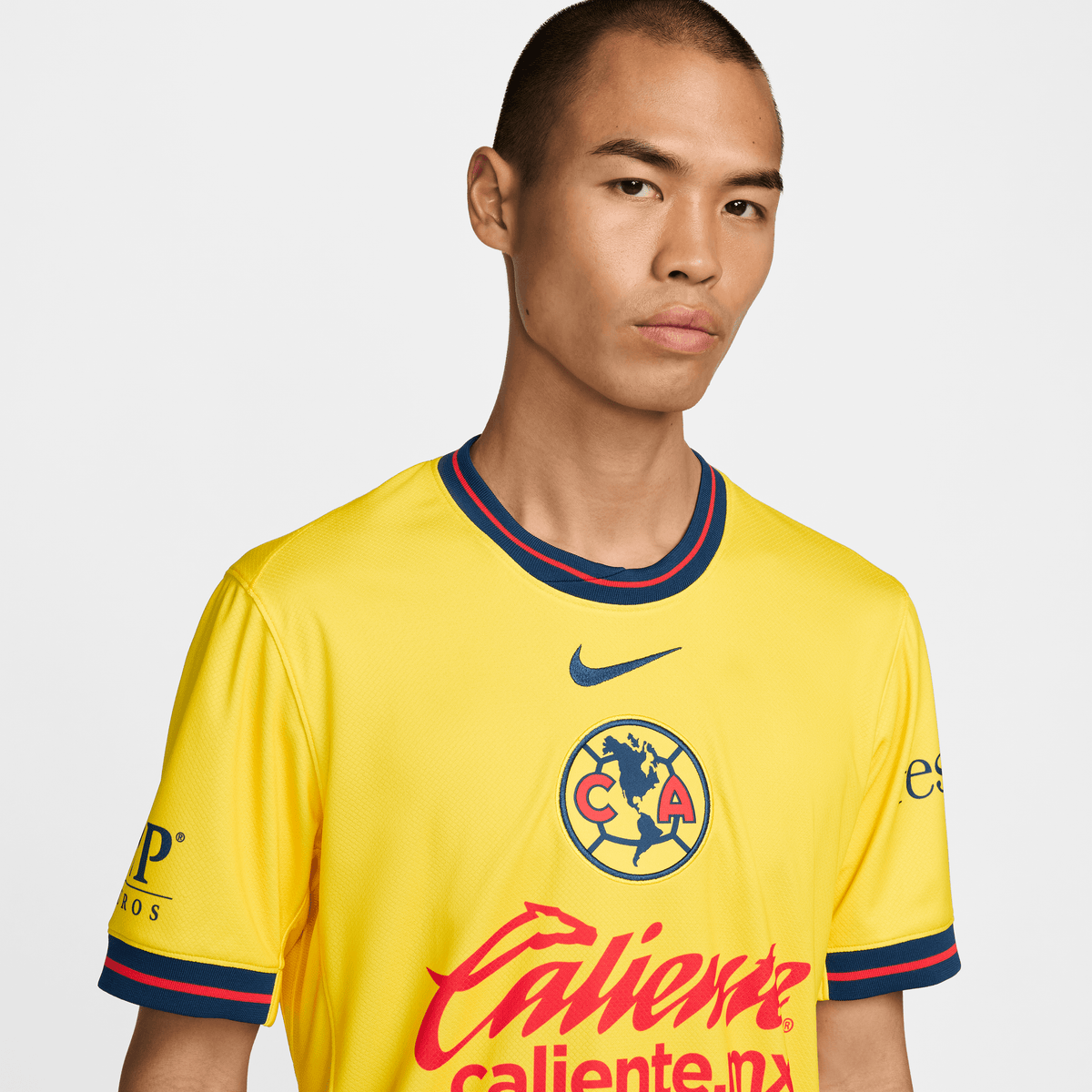 Nike Men Club América Stadium Home Dri-FIT Soccer Jersey 24/25 product image 3, provided for visual reference and product