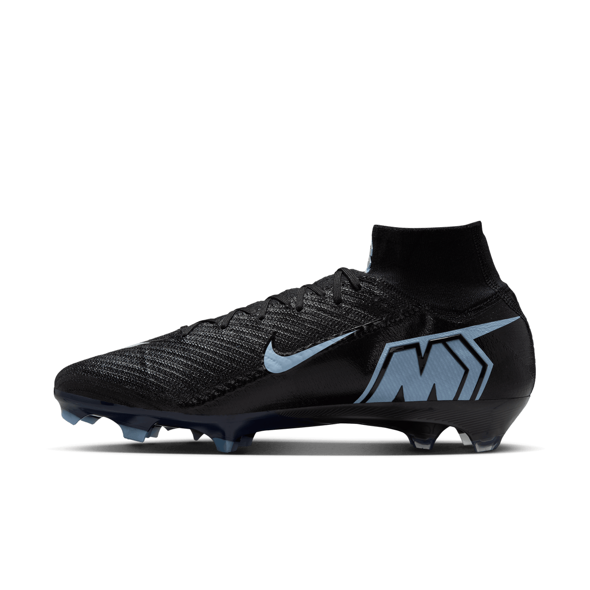 Nike Mercurial Superfly 10 Elite FG -BLACK/ICE BLUE product image 2, provided for visual reference and product detail review