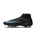 Nike Mercurial Superfly 10 Academy FG/MG - Black/Ice Blue product image 1, provided for visual reference and product detail