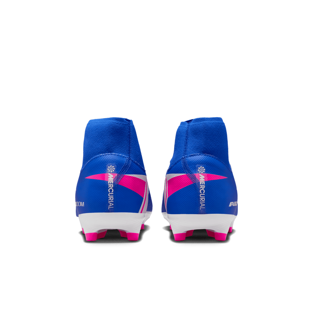 Nike Youth Mercurial Superfly 10 Academy FG- Racer Blue/white product image 5, provided for visual reference and product
