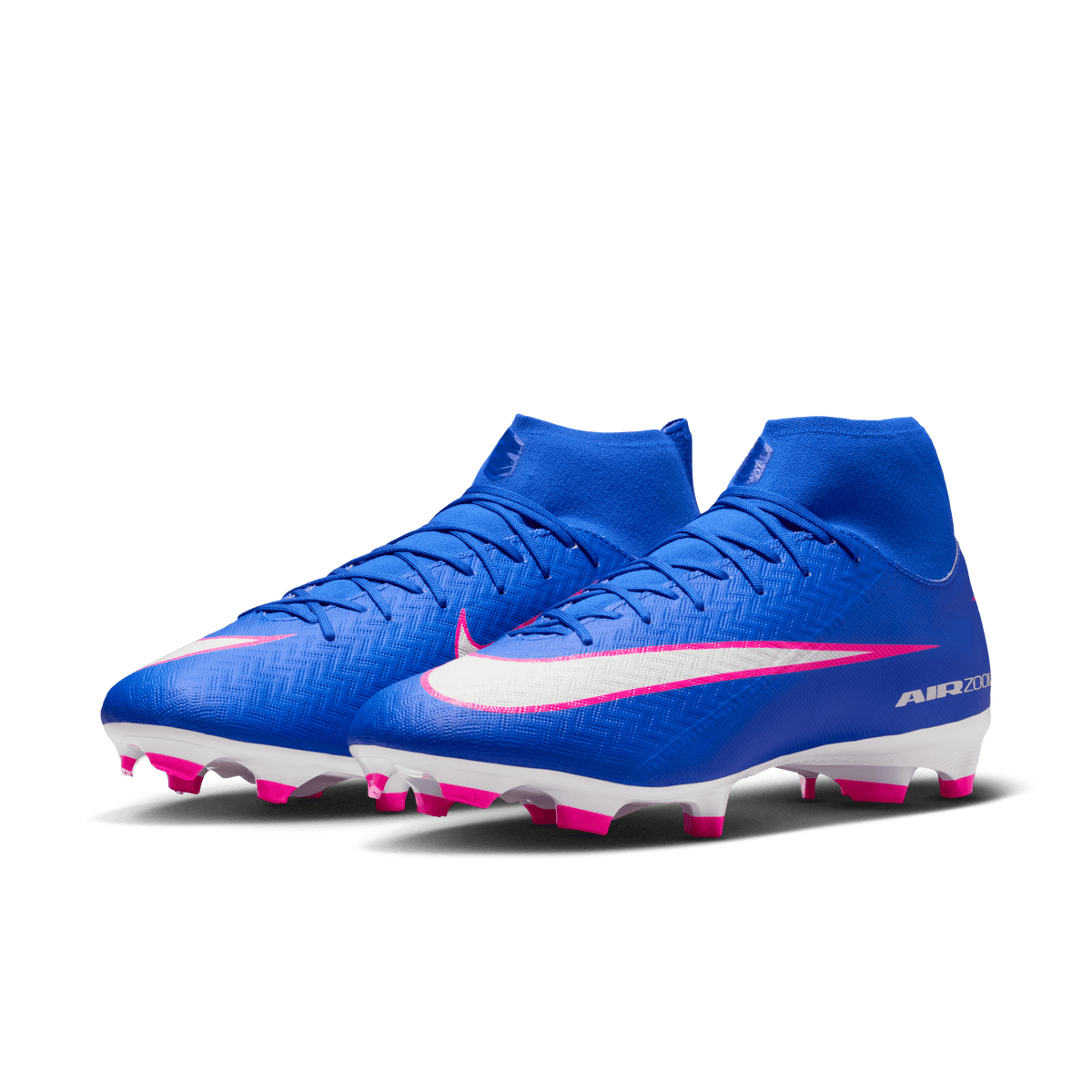 Nike Youth Mercurial Superfly 10 Academy FG- Racer Blue/white product image 3, provided for visual reference and product