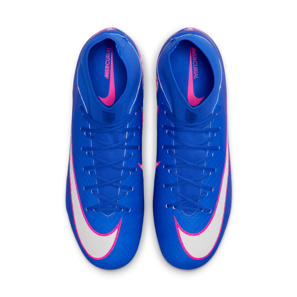 Nike Youth Mercurial Superfly 10 Academy FG- Racer Blue/white product image 4, provided for visual reference and product