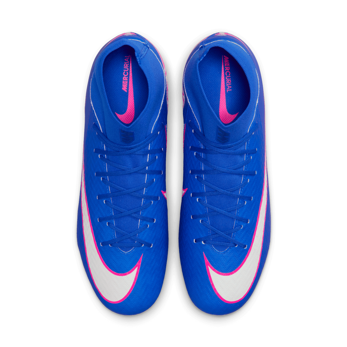 Nike Youth Mercurial Superfly 10 Academy FG- Racer Blue/white product image 4, provided for visual reference and product