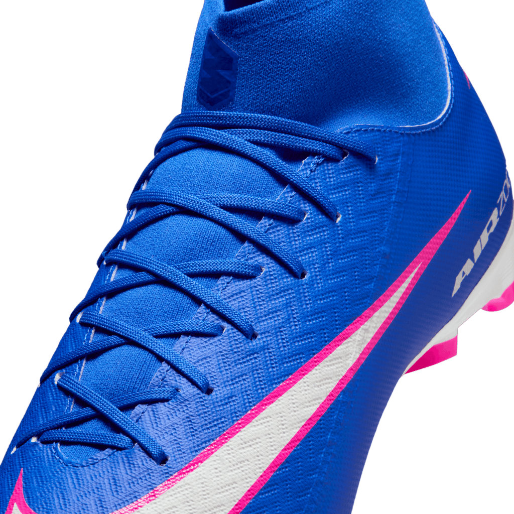 Nike Youth Mercurial Superfly 10 Academy FG- Racer Blue/white product image 6, provided for visual reference and product