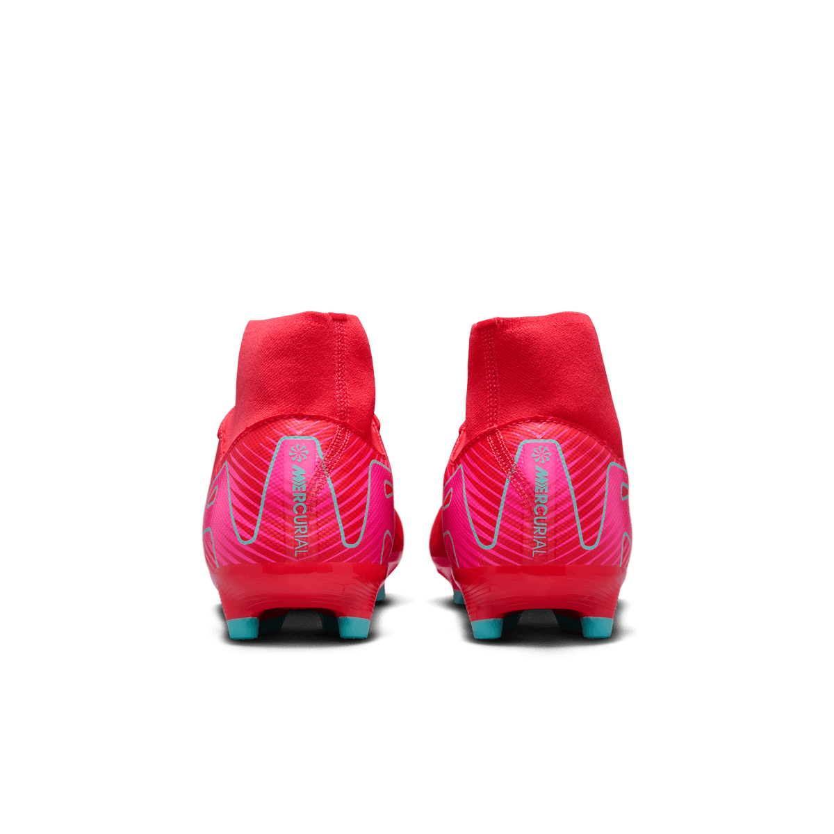 Nike Mercurial Youth Superfly 10 Academy FG-Ember Glow/Aurora Green product image 3, provided for visual reference and