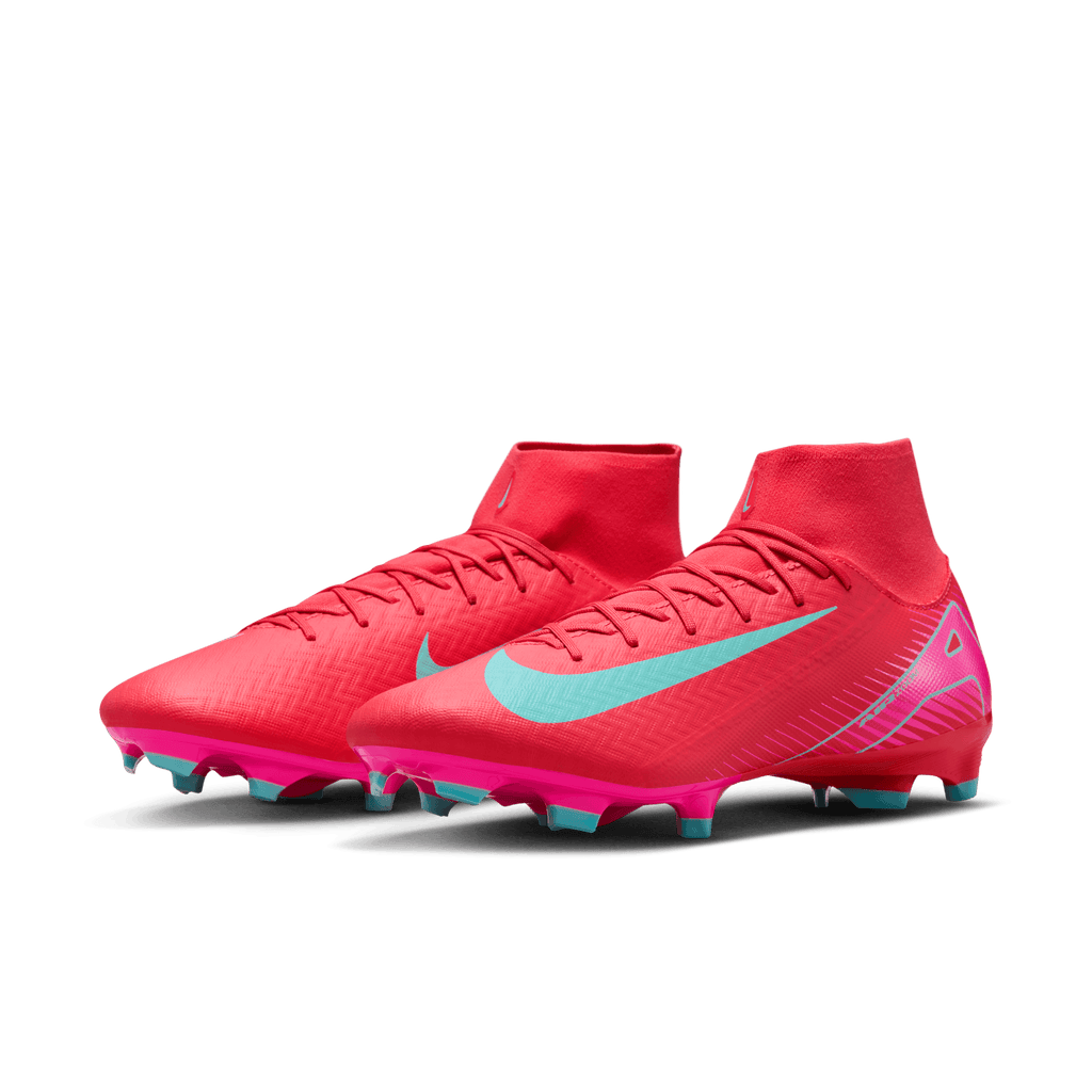 Nike Mercurial Youth Superfly 10 Academy FG-Ember Glow/Aurora Green product image 4, provided for visual reference and