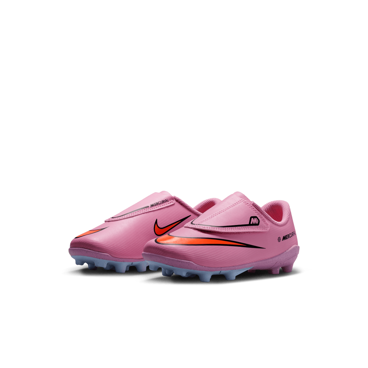 Nike Jr. Mercurial Vapor 16 Club FG- Magic Flamingo/black-total Crimson product image 3, provided for visual reference and