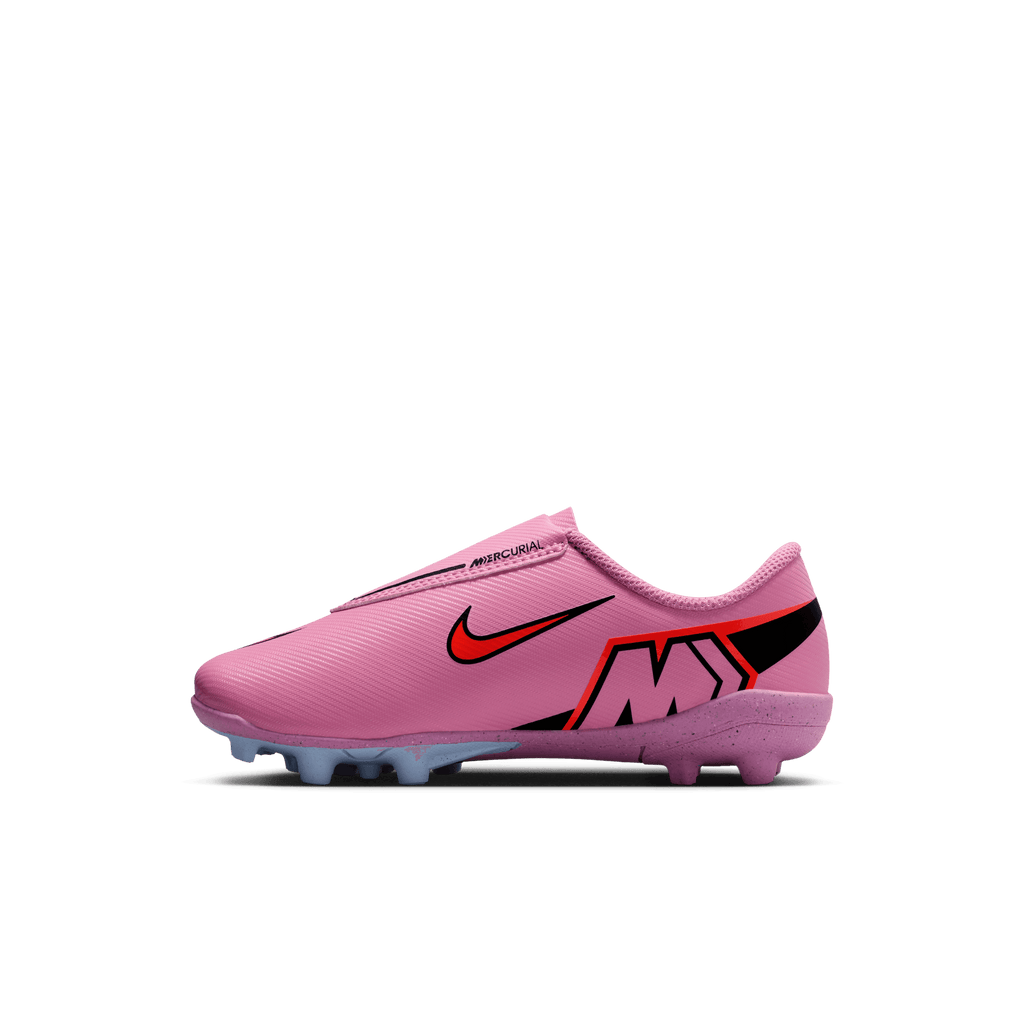 Nike Jr. Mercurial Vapor 16 Club FG- Magic Flamingo/black-total Crimson product image 2, provided for visual reference and
