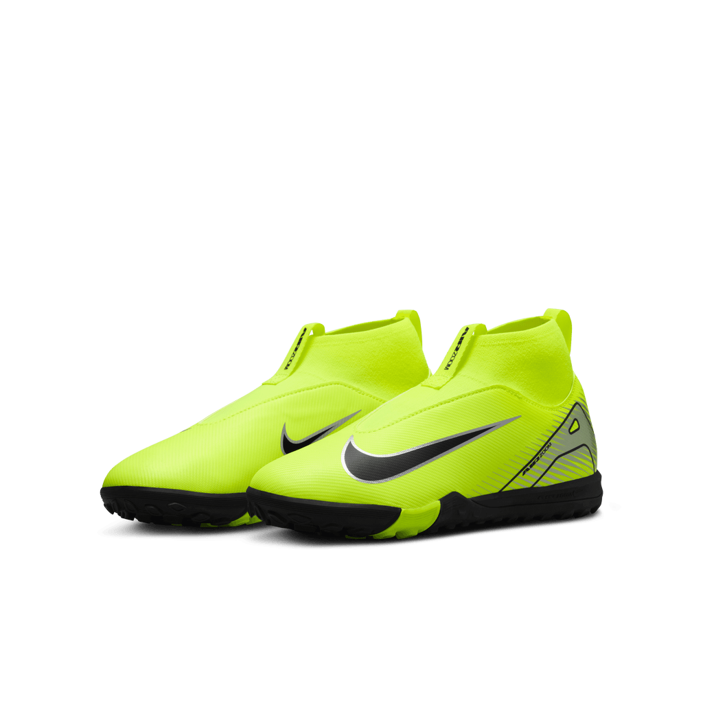 Nike Jr. Mercurial Superfly 10 Academy Little/Big Kids' TF-Volt/Black product image 5, provided for visual reference and